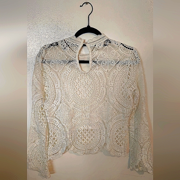 I'TS PINK crochet long sleeve - Picture 2 of 3